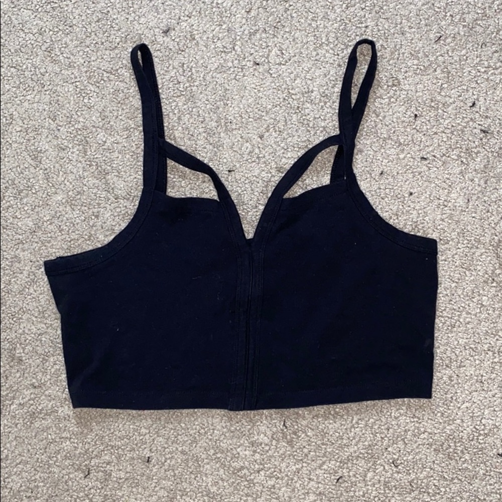 Spaghetti strap crop top